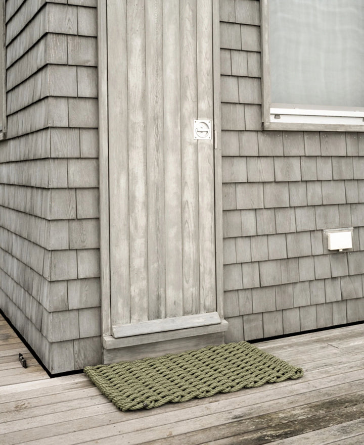 The Rope Co. Elemental Collection Handwoven Doormat (Loden)