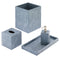 Luster Vinyl Bathroom Accessories (Ice Blue)