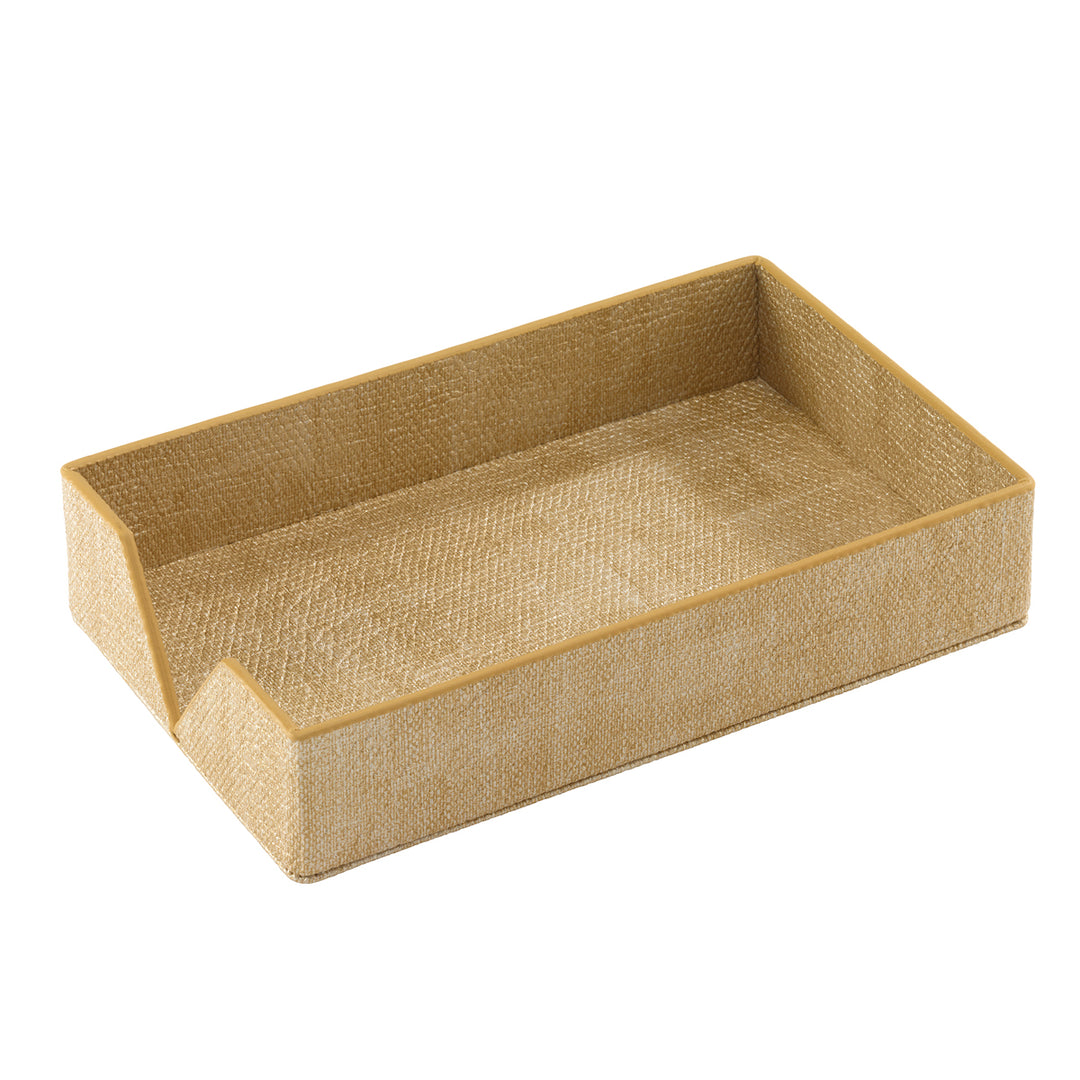 Luster Vinyl Bathroom Accessories (Gold)