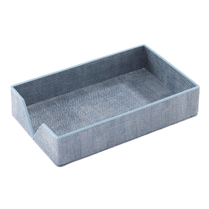 Luster Vinyl Bathroom Accessories (Ice Blue)