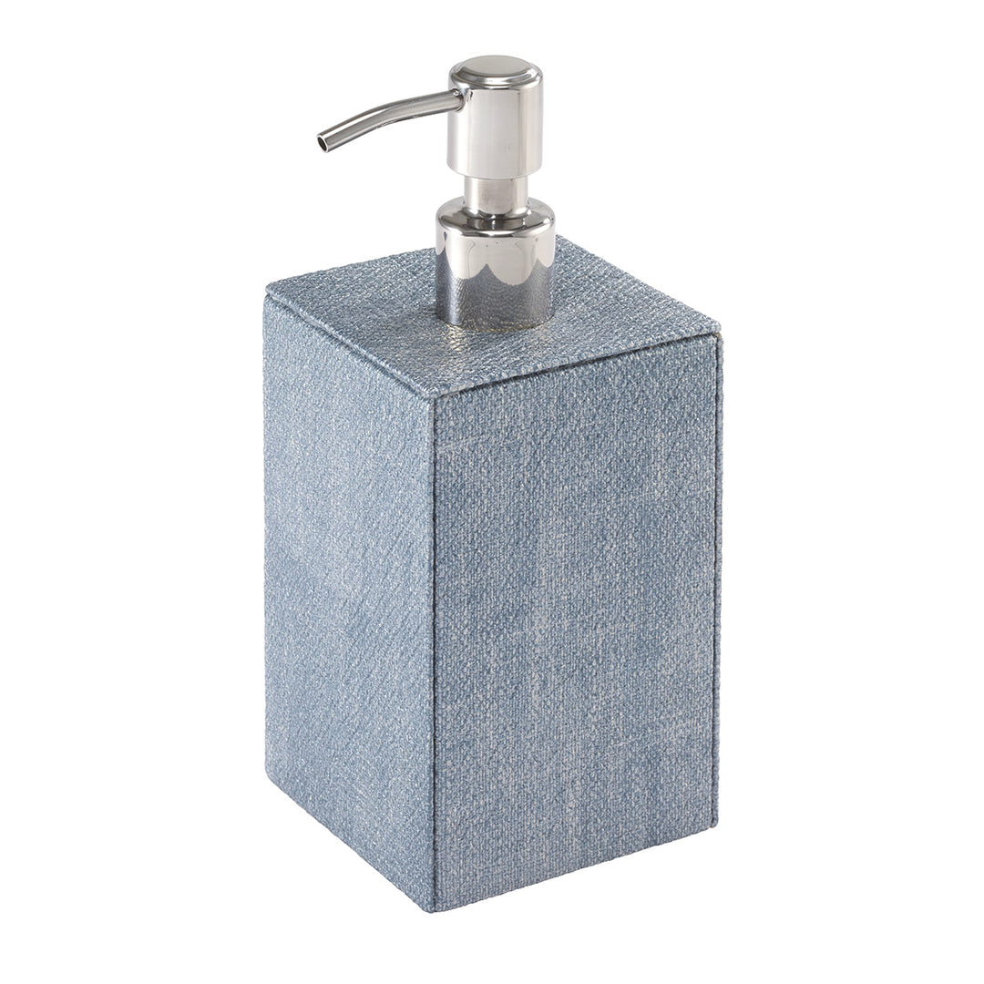 Luster Vinyl Bathroom Accessories (Ice Blue)