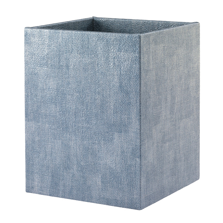 Luster Vinyl Bathroom Accessories (Ice Blue)