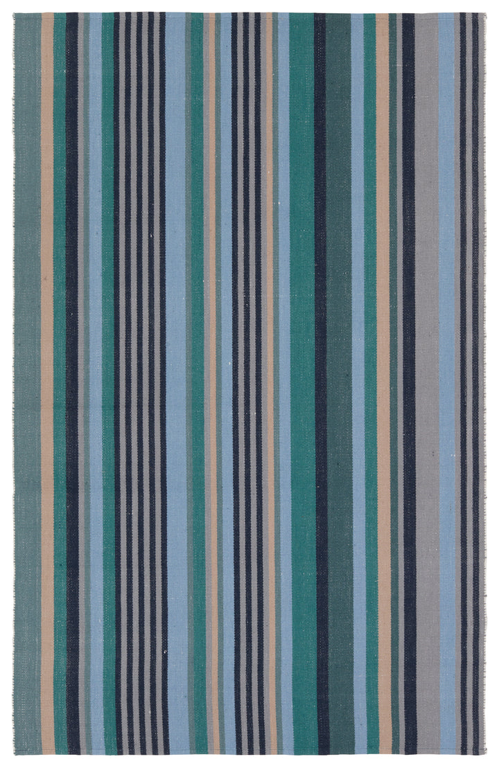Vibe by Jaipur Living Sergio Handmade Striped Teal/Blue Area Rug (MAZARRO - MAZ02)