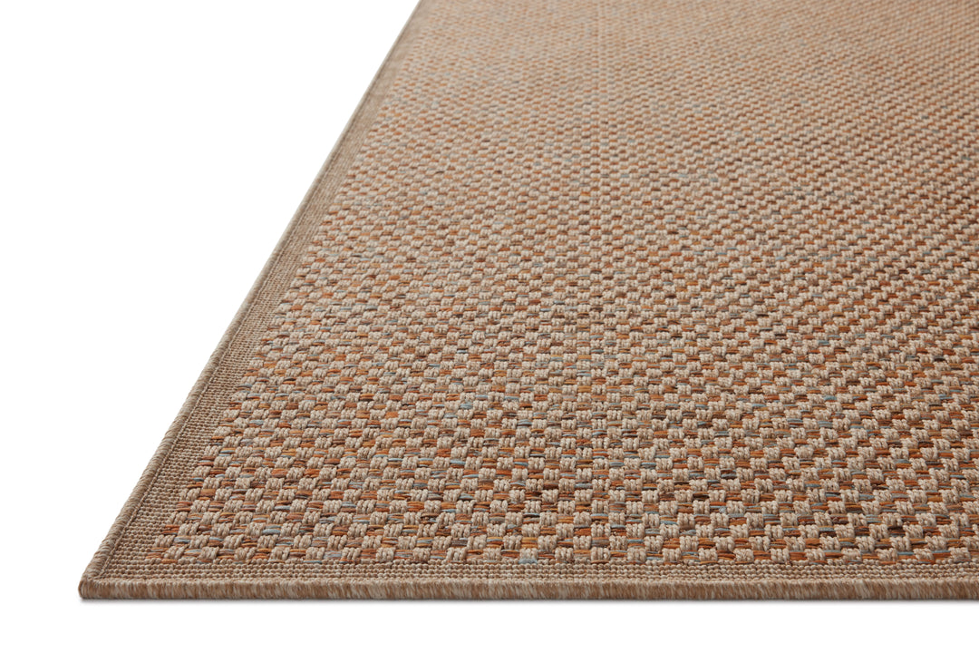 Loloi II Merrick Oatmeal / Sunrise Indoor/Outdoor Accent Rug (MER-01)