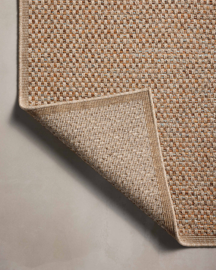 Loloi II Merrick Oatmeal / Sunrise Indoor/Outdoor Accent Rug (MER-01)