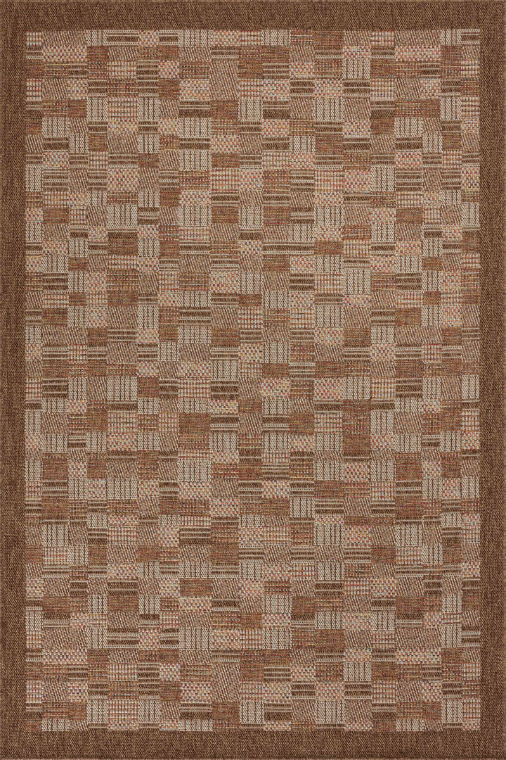 Loloi II Merrick Chestnut / Fiesta Indoor/Outdoor Accent Rug (MER-04)