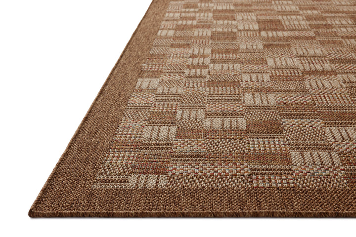 Loloi II Merrick Chestnut / Fiesta Indoor/Outdoor Accent Rug (MER-04)