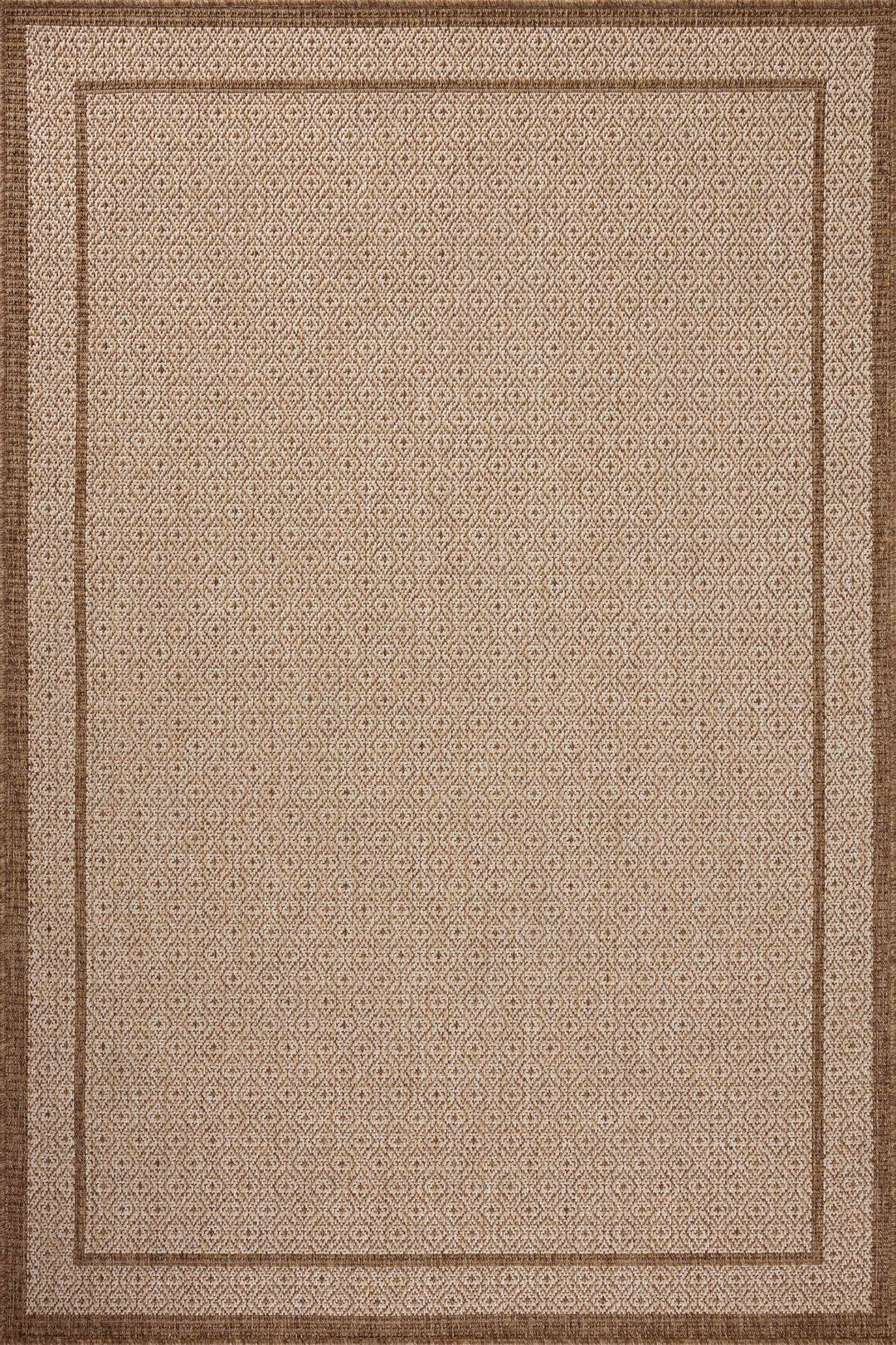 Loloi II Merrick Chestnut / Oatmeal Indoor/Outdoor Accent Rug (MER-05)