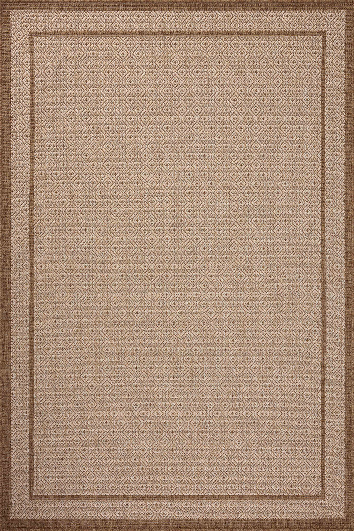 Loloi II Merrick Chestnut / Oatmeal Indoor/Outdoor Accent Rug (MER-05)