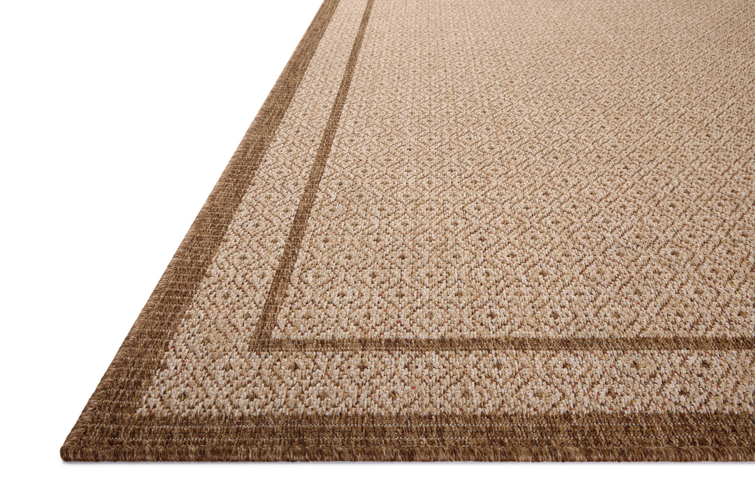 Loloi II Merrick Chestnut / Oatmeal Indoor/Outdoor Accent Rug (MER-05)