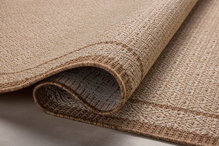 Loloi II Merrick Chestnut / Oatmeal Indoor/Outdoor Accent Rug (MER-05)