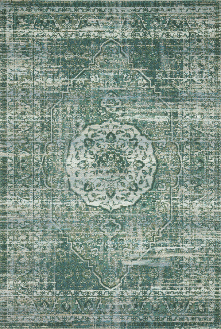 Loloi Mika Green / Mist Indoor/Outdoor Accent Rug (MIK-06)