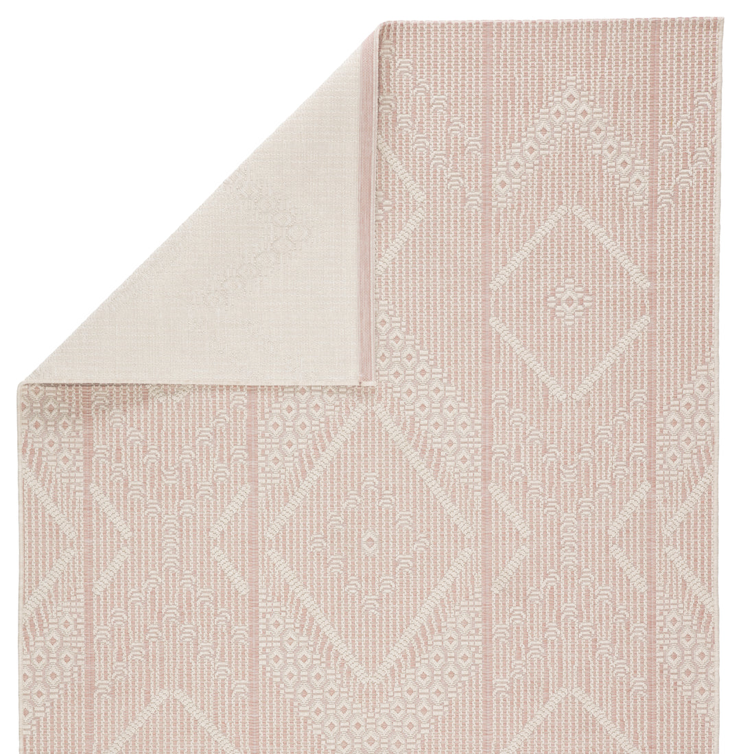 Jaipur Living Shiloh Indoor/ Outdoor Tribal Light Pink/ Cream Area Rug (MONTECLAIR - MOC06)