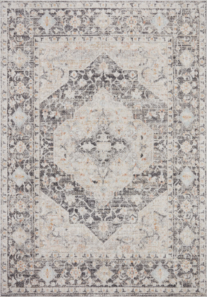 Loloi II Monroe Charcoal / Multi Accent Rug