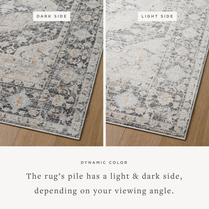 Loloi II Monroe Charcoal / Multi Accent Rug