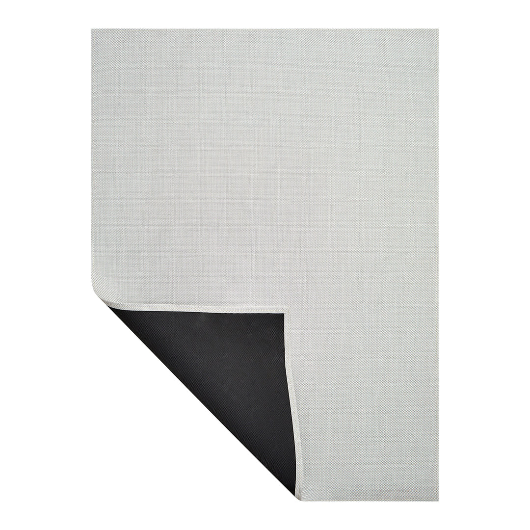 Chilewich Mini Basketweave Woven Rug (White)