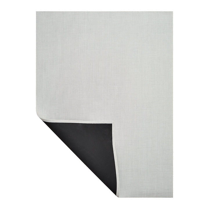 Chilewich Mini Basketweave Woven Rug (White)
