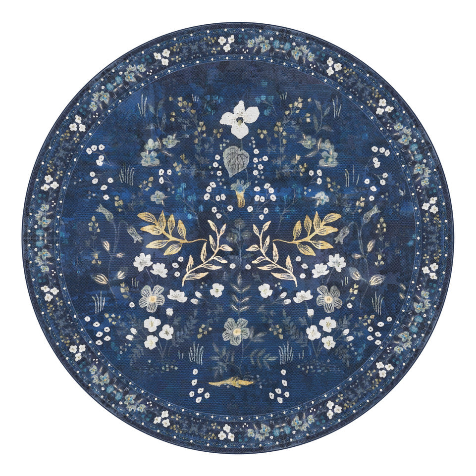 Adama Vinyl Rug/Mat (Moonflower_A)