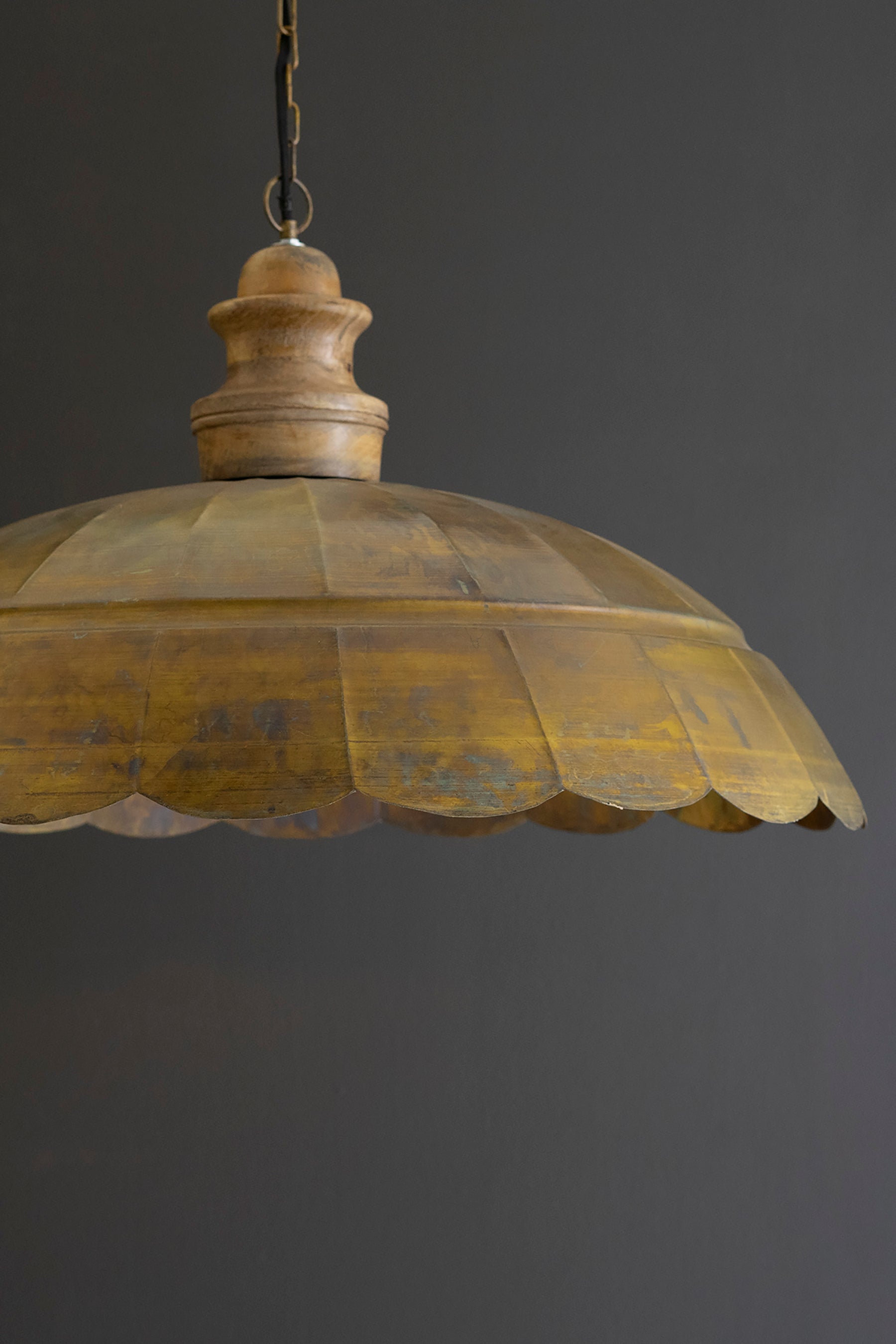 Kalalou Wide Dome Pendant Light - Thumbnail 2