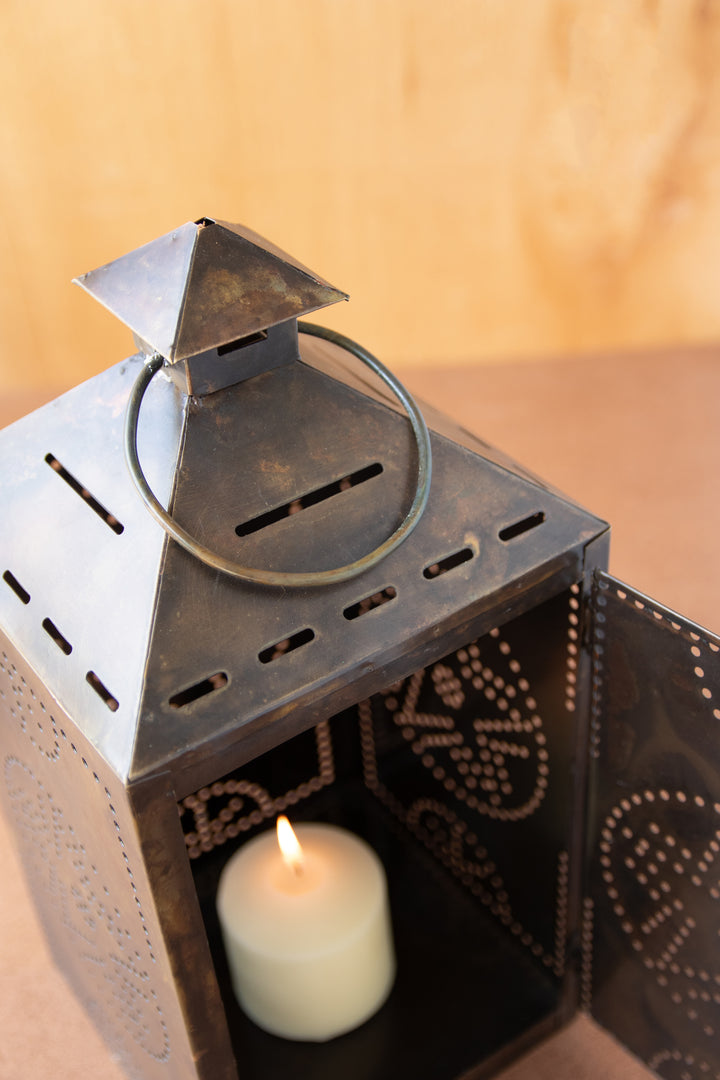 Rustic Metal Lantern