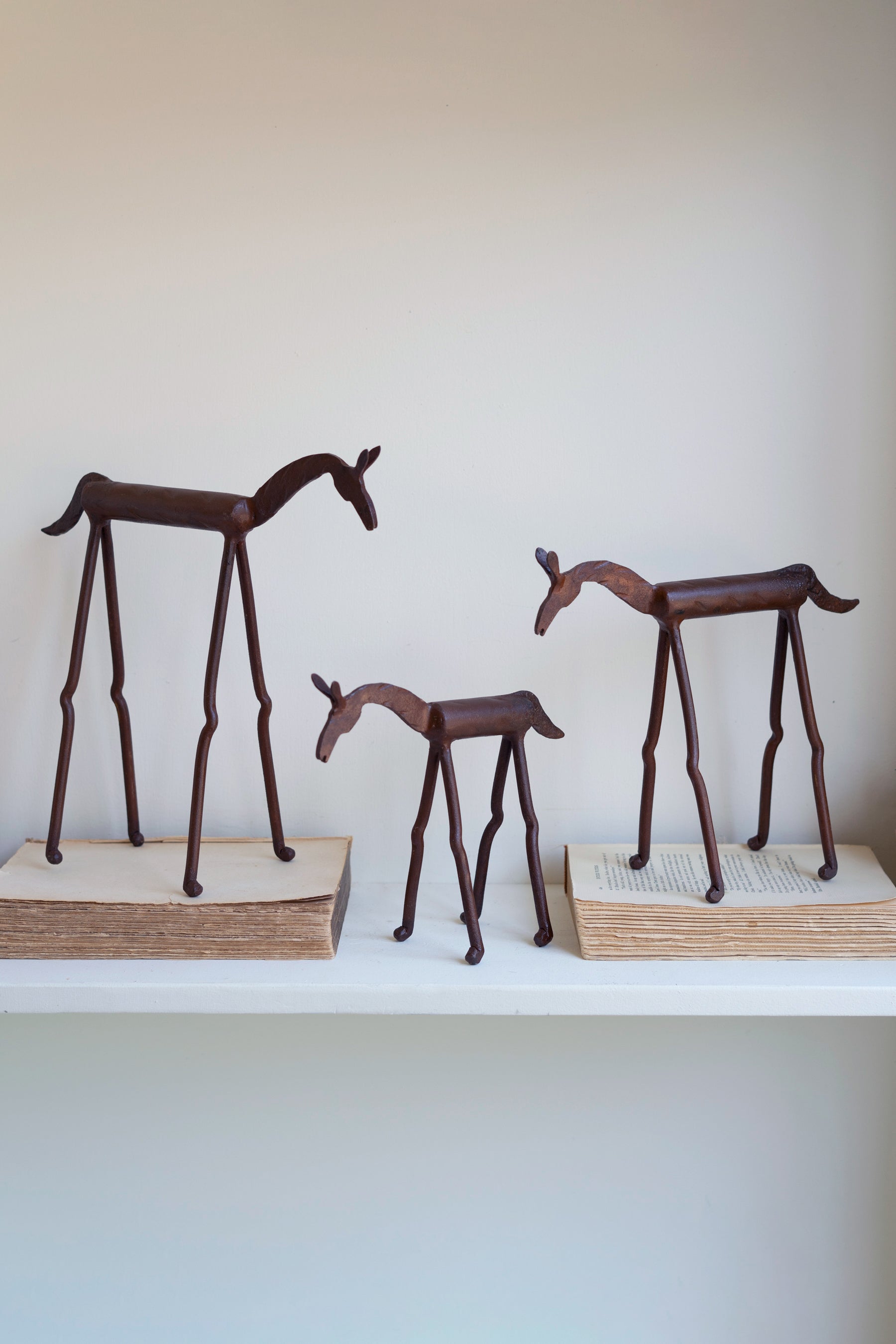 Kalalou Forged Iron Horses