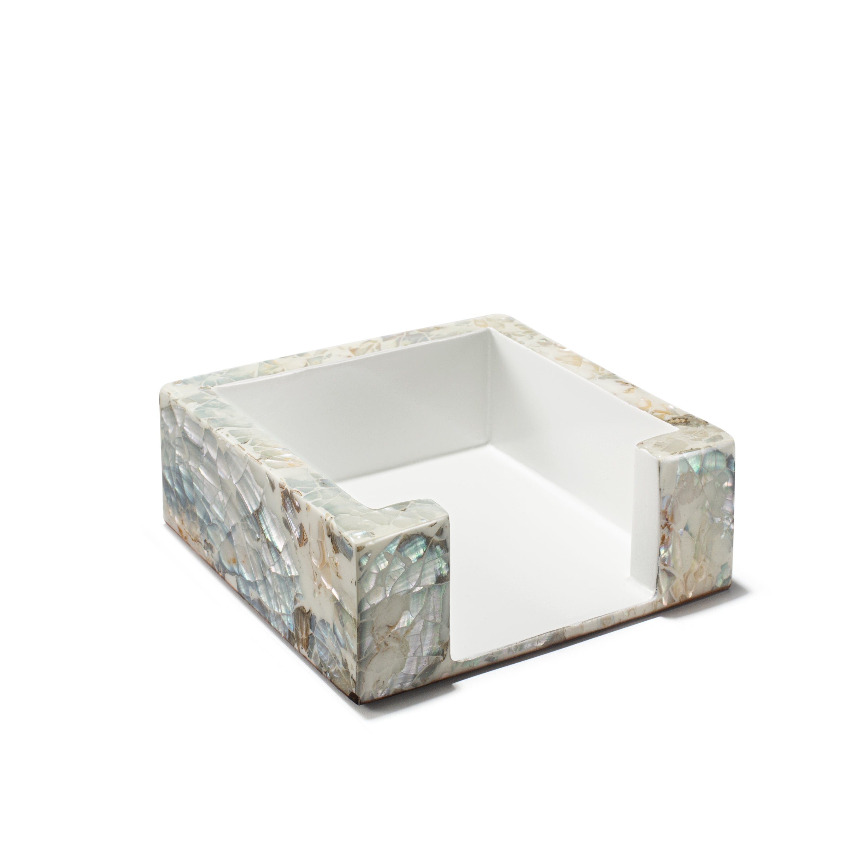 Ladorada Natural Mother of Pearl Cocktail Napkin Holder - Thumbnail 2