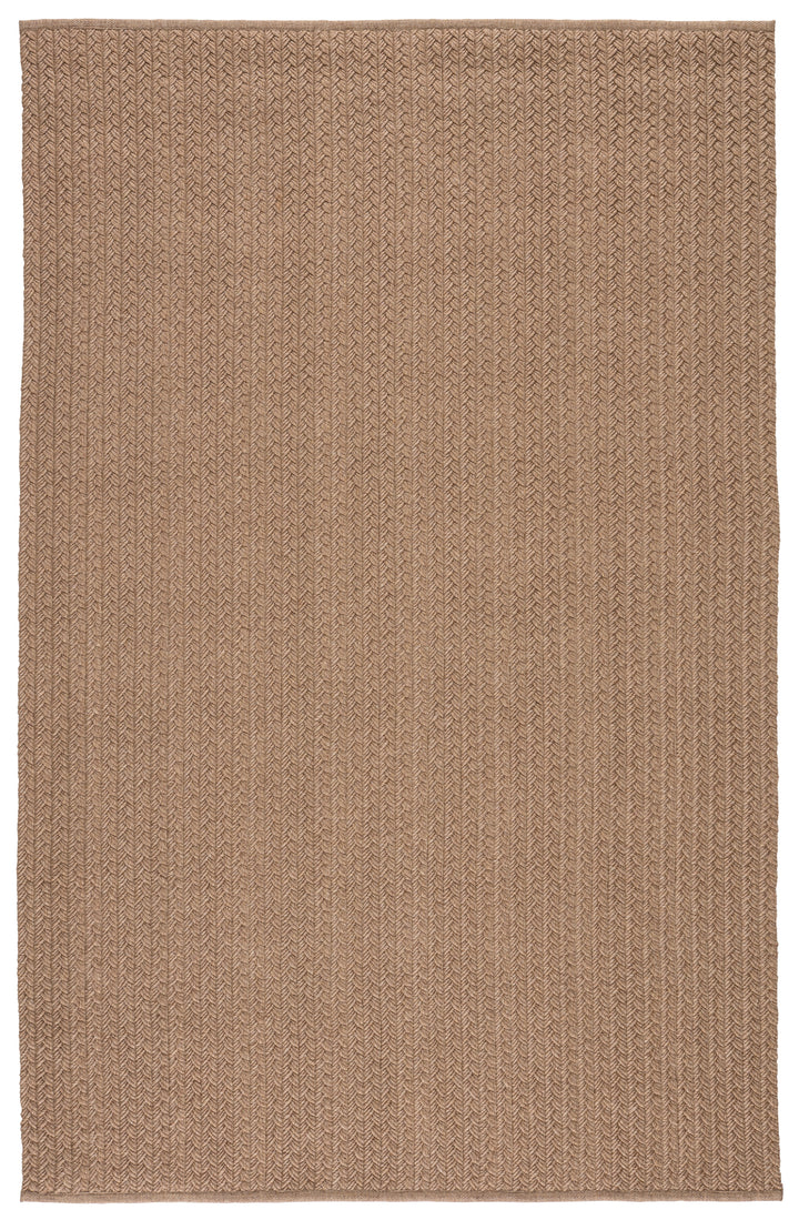 Jaipur Living Iver Indoor/ Outdoor Solid Tan Area Rug (NIRVANA PREMIUM - NIP03)