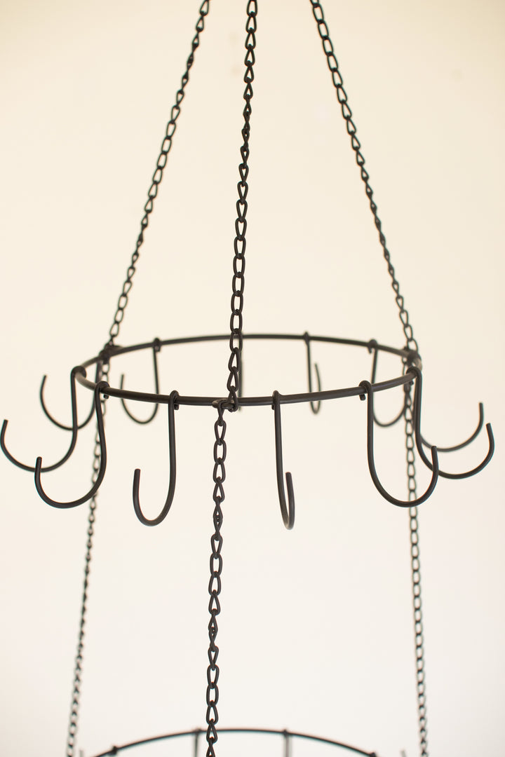 Three Layer Hanging Wire Ornament Tree