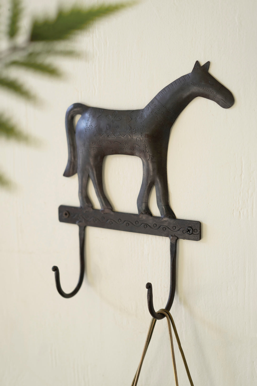 Hammered Iron Horse Hook (Set of 6)