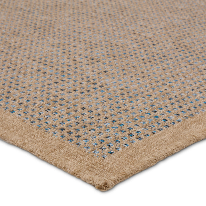 Vibe by Jaipur Living Kidal Indoor/Outdoor Solid Brown/ Blue Area Rug (NAMBE - NMB01)