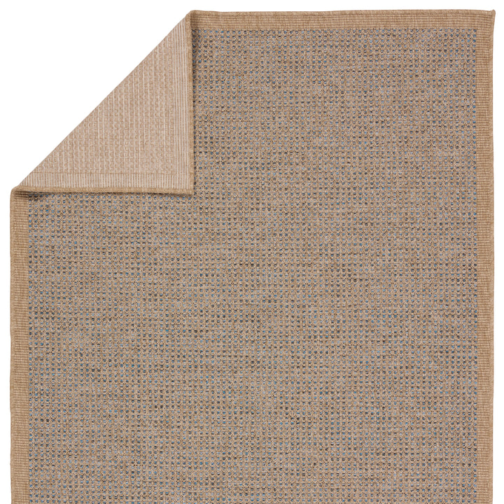 Vibe by Jaipur Living Kidal Indoor/Outdoor Solid Brown/ Blue Area Rug (NAMBE - NMB01)