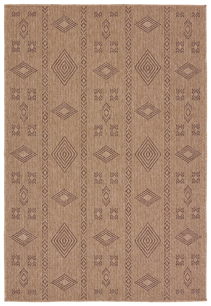 Vibe by Jaipur Living Sahel Indoor/Outdoor Tribal Brown Area Rug (NAMBE - NMB03)