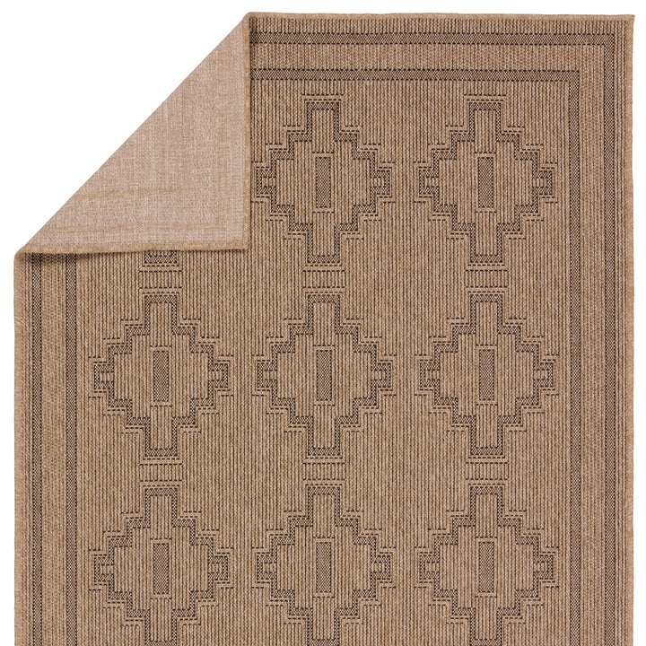 Vibe by Jaipur Living Adrar Indoor/Outdoor Tribal Brown/ Black Area Rug (NAMBE - NMB04)