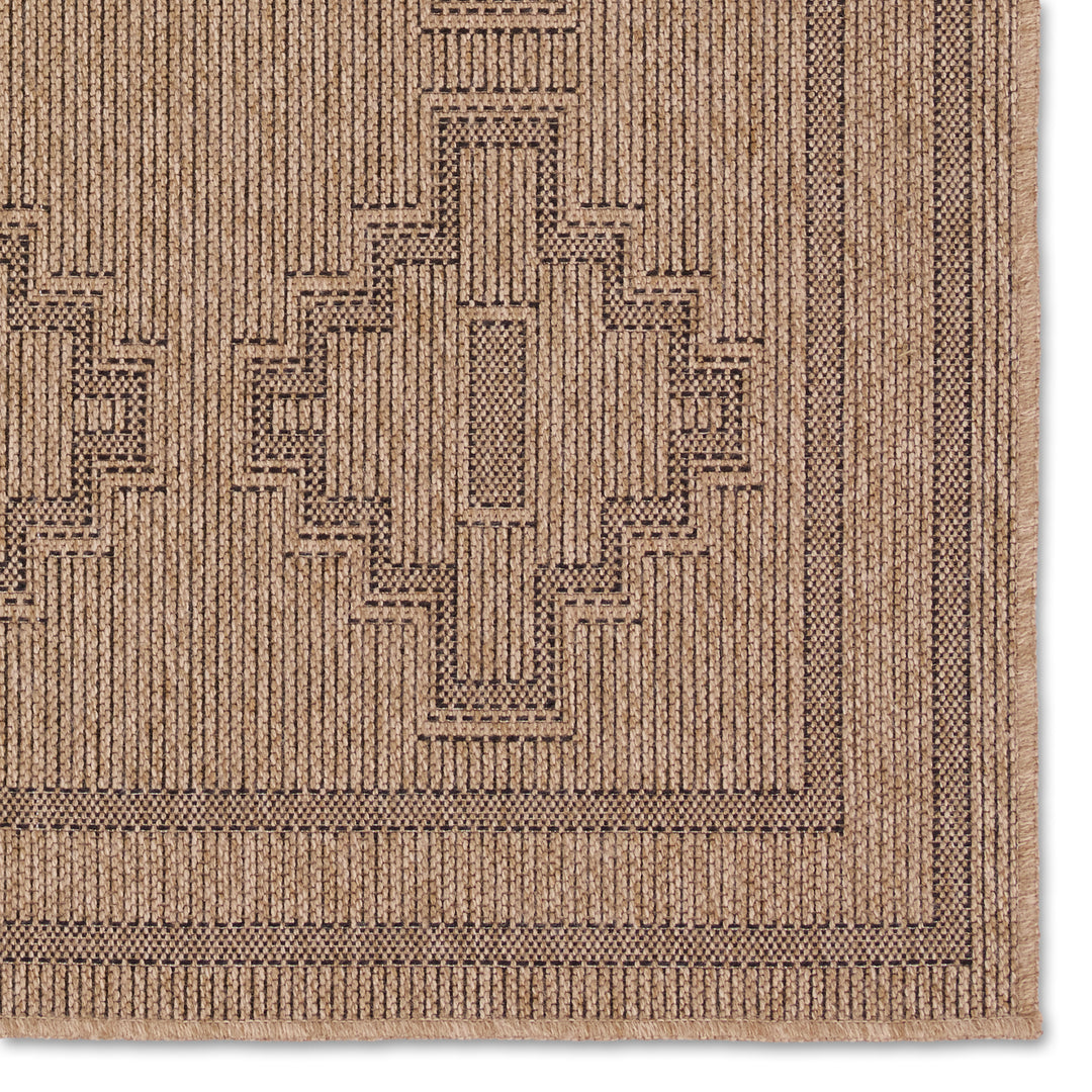 Vibe by Jaipur Living Adrar Indoor/Outdoor Tribal Brown/ Black Area Rug (NAMBE - NMB04)