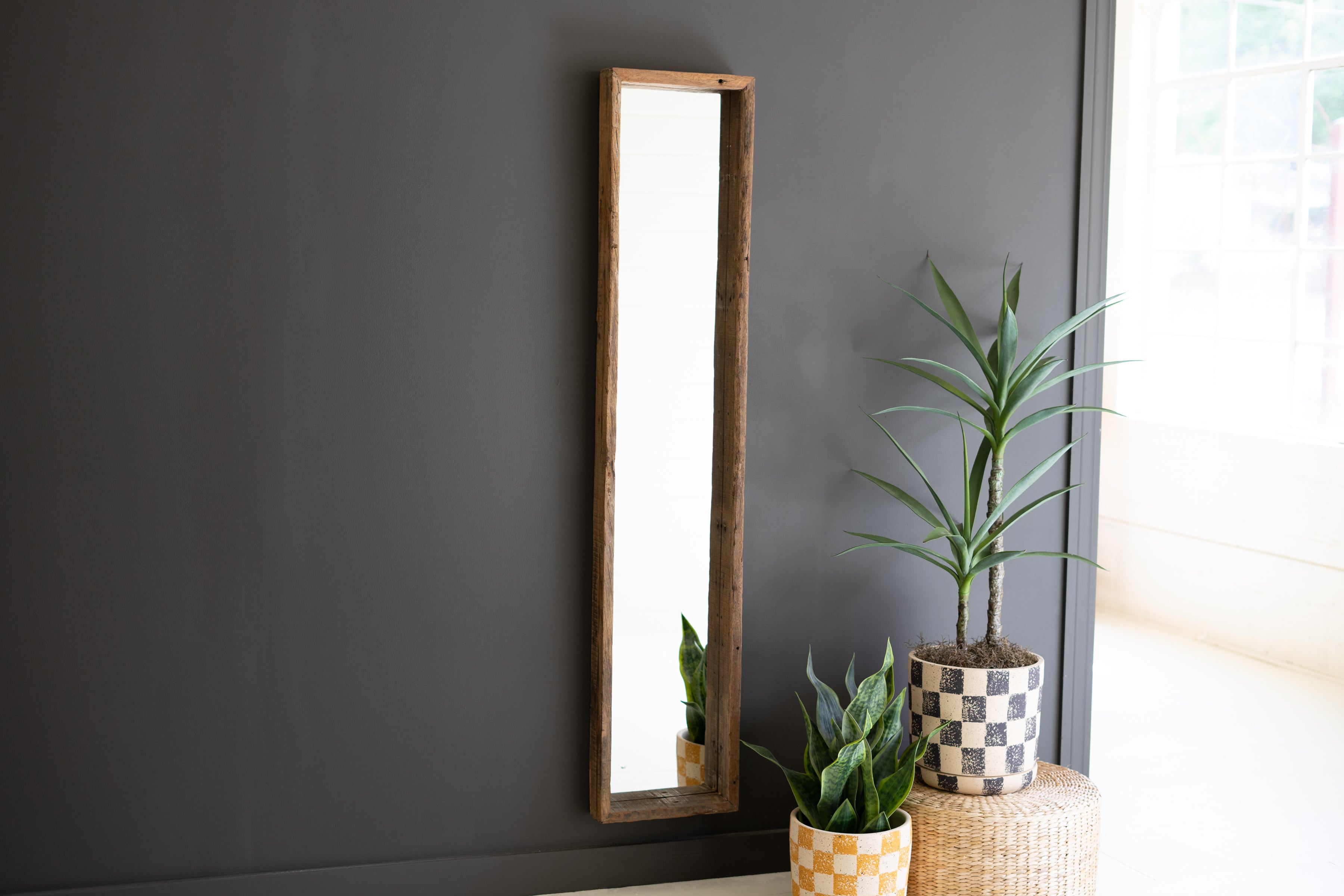 Kalalou Shadow Box Framed Mirror - Thumbnail 3