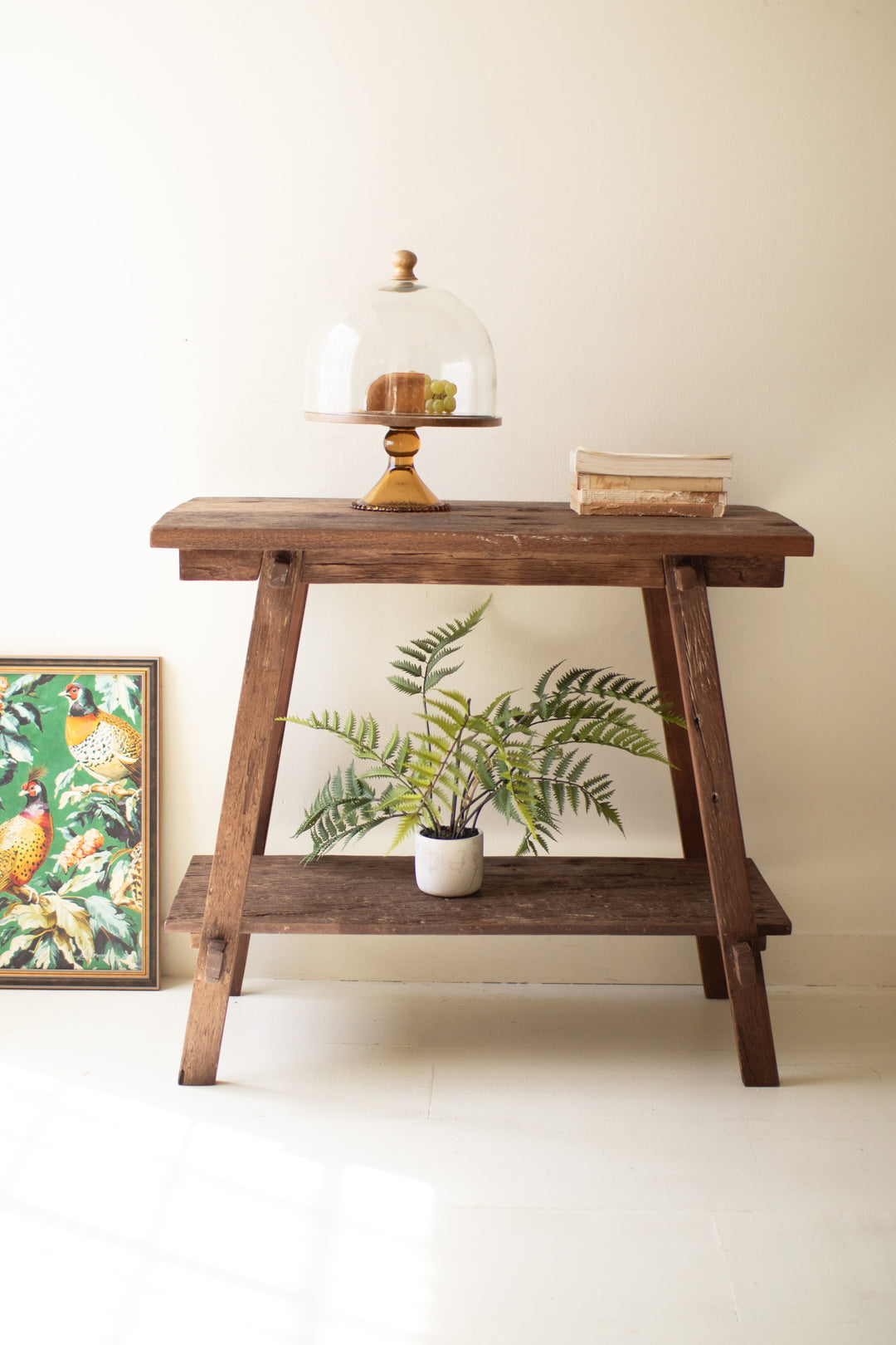 Reclaimed Teak Wood Console Table
