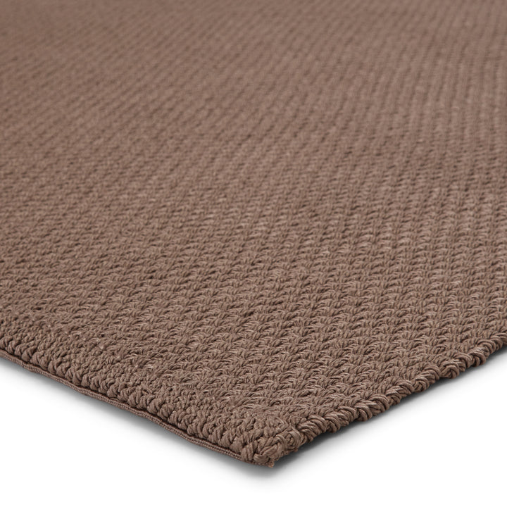 Jaipur Living Kawela Indoor/ Outdoor Solid Brown Area Rug (NORTH SHORE - NRS01)