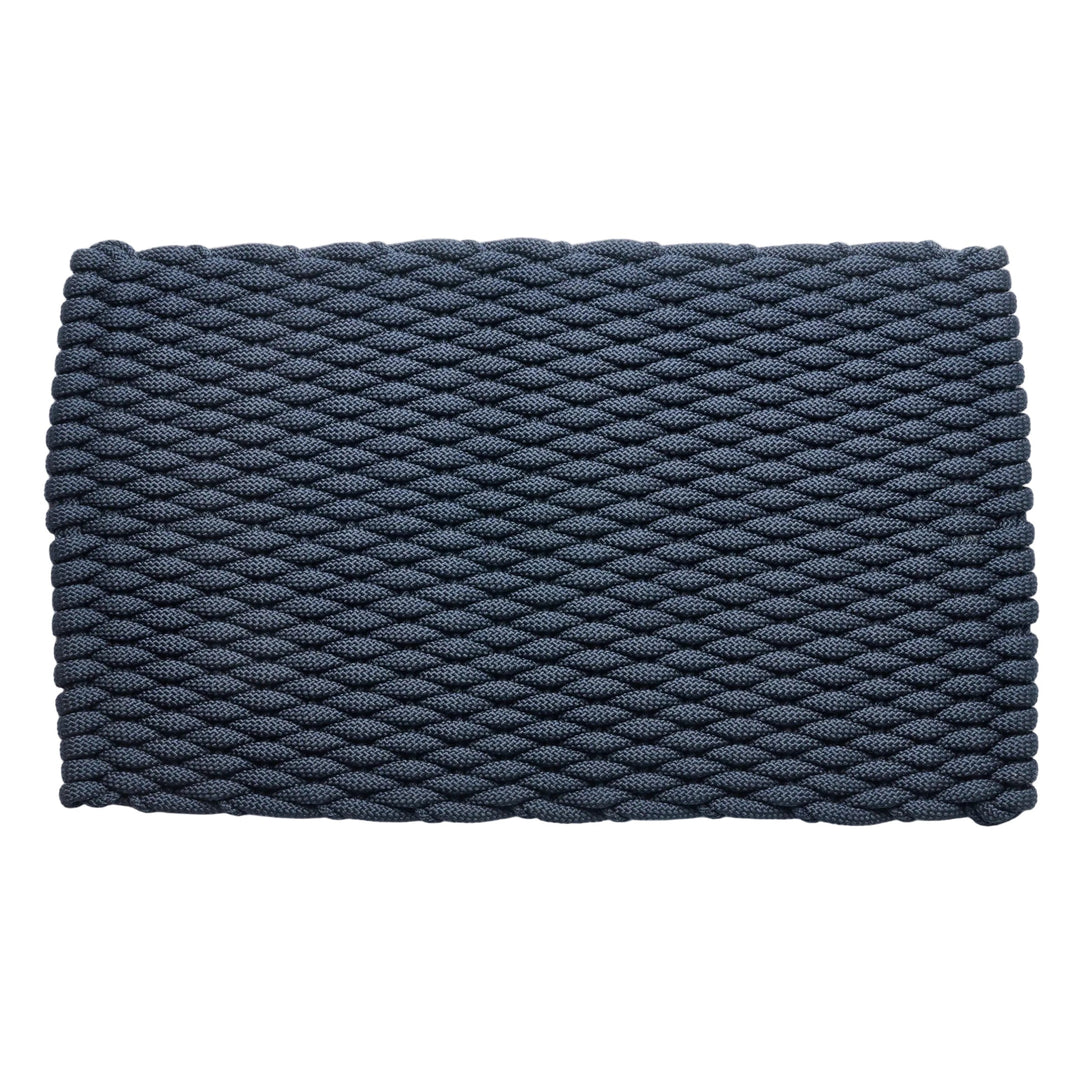 The Rope Co. Handwoven Softstep Mat (Navy)