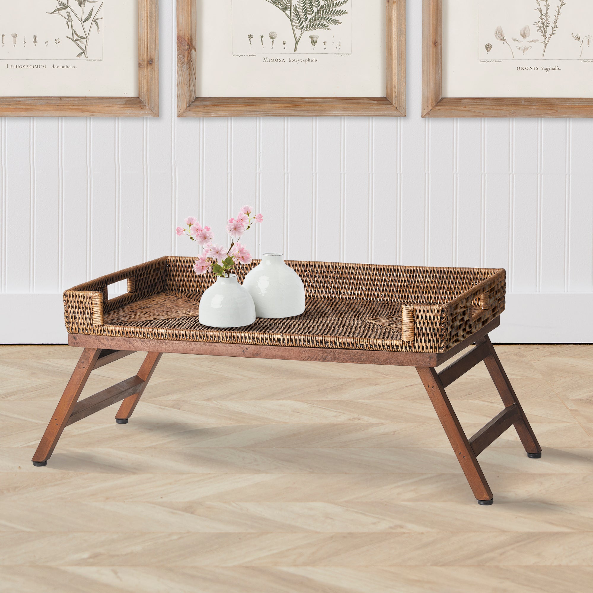 Burma Rattan Lap Tray Table - Thumbnail 3