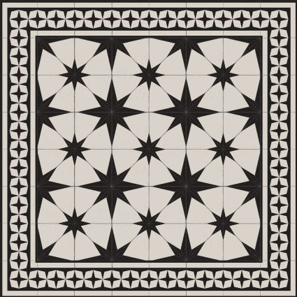 Adama Vinyl Cushioned Comfort Floor Mat (Nightsky_B)