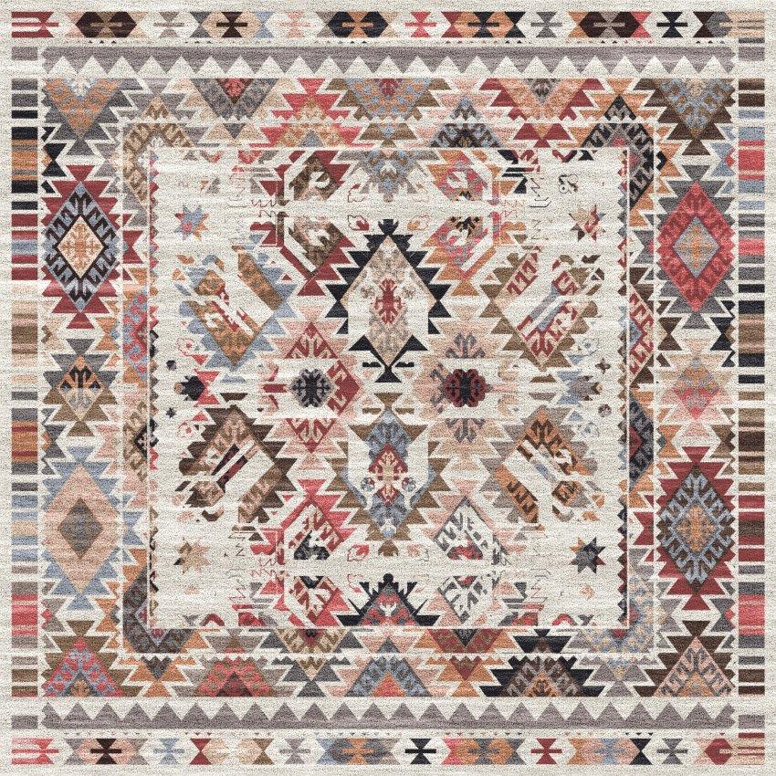 Adama Vinyl Cushioned Comfort Floor Mat (Ojo_Mix)