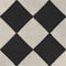 Adama Vinyl Floor Rug (Domino 1_Black)
