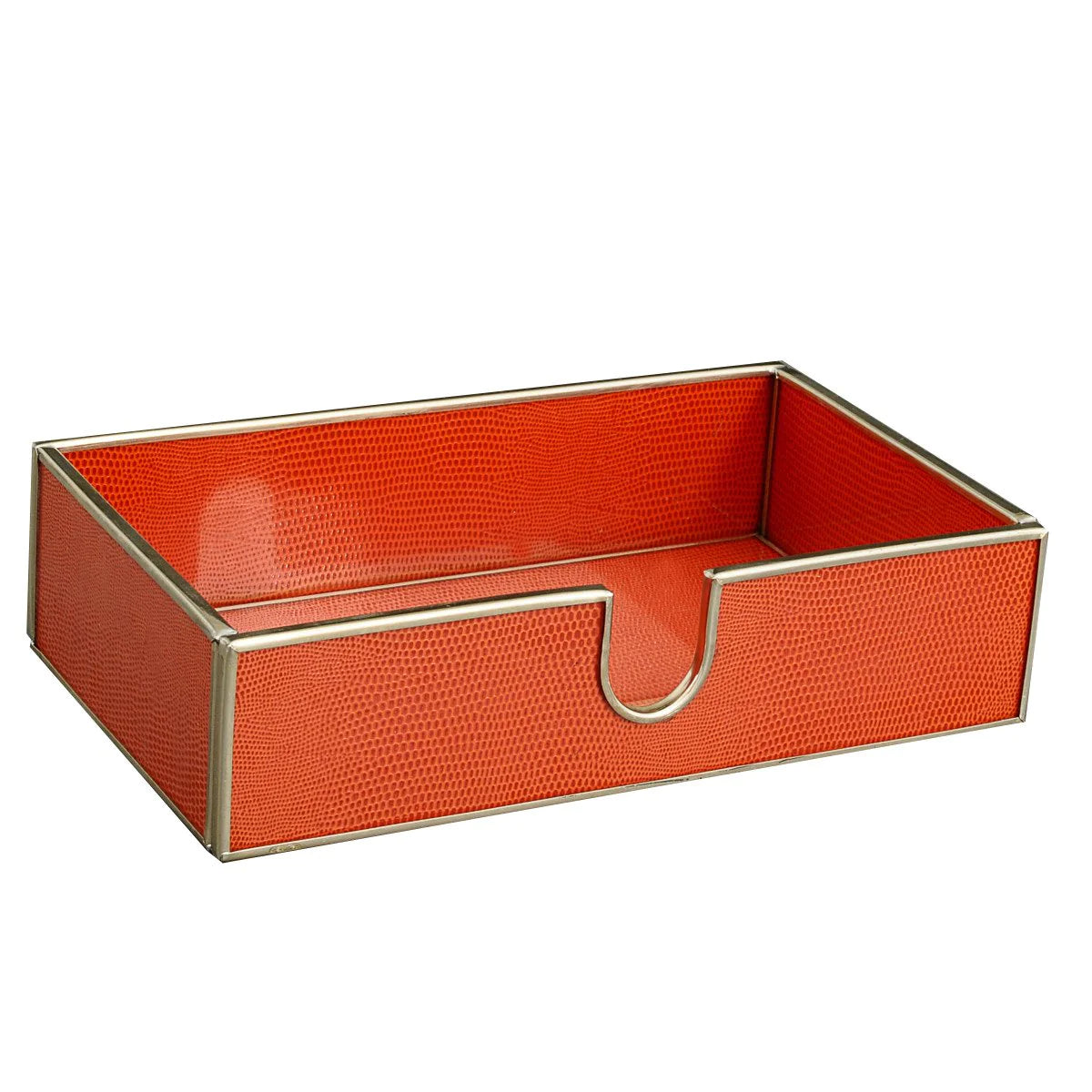 Orange Faux Lizard Bathroom Accessories - Thumbnail 2