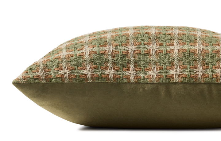Loloi Green / Multi 20'' x 20'' Cover w/Down Pillow Set of 2