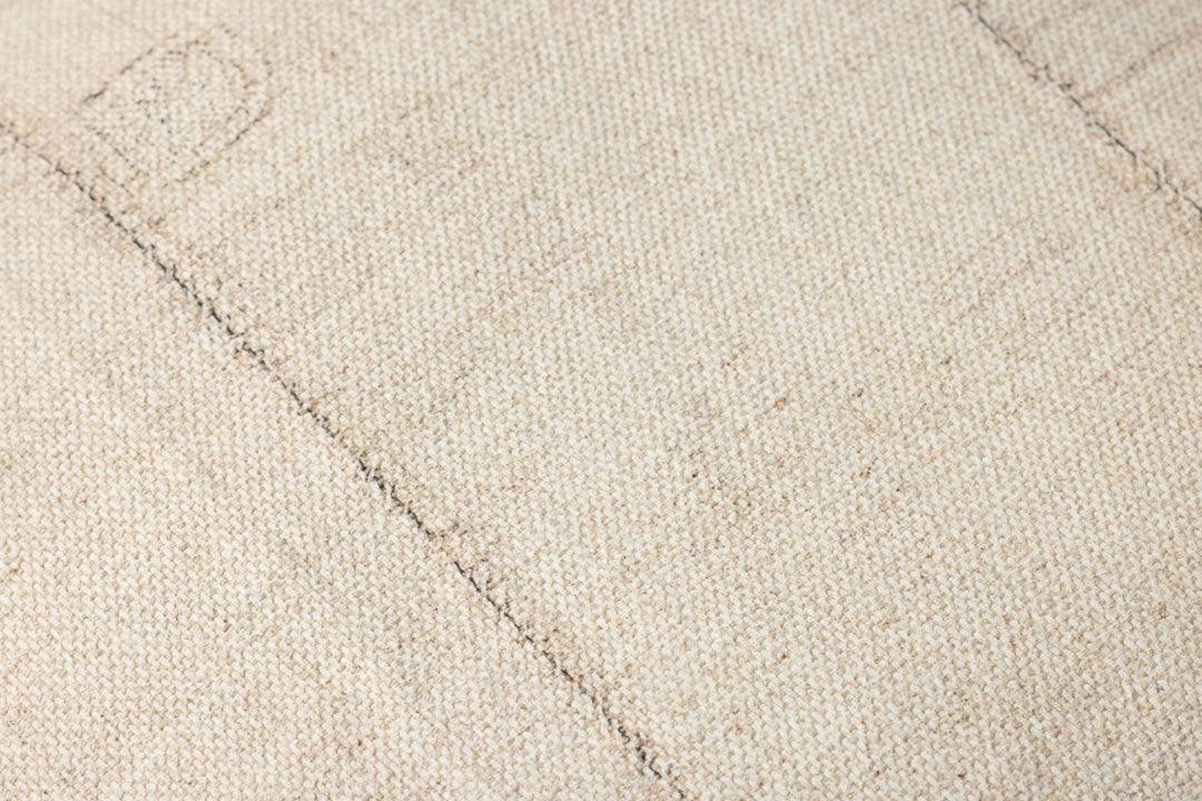 Loloi LPF0043 Ivory 18" x 18" x 18"  Pouf