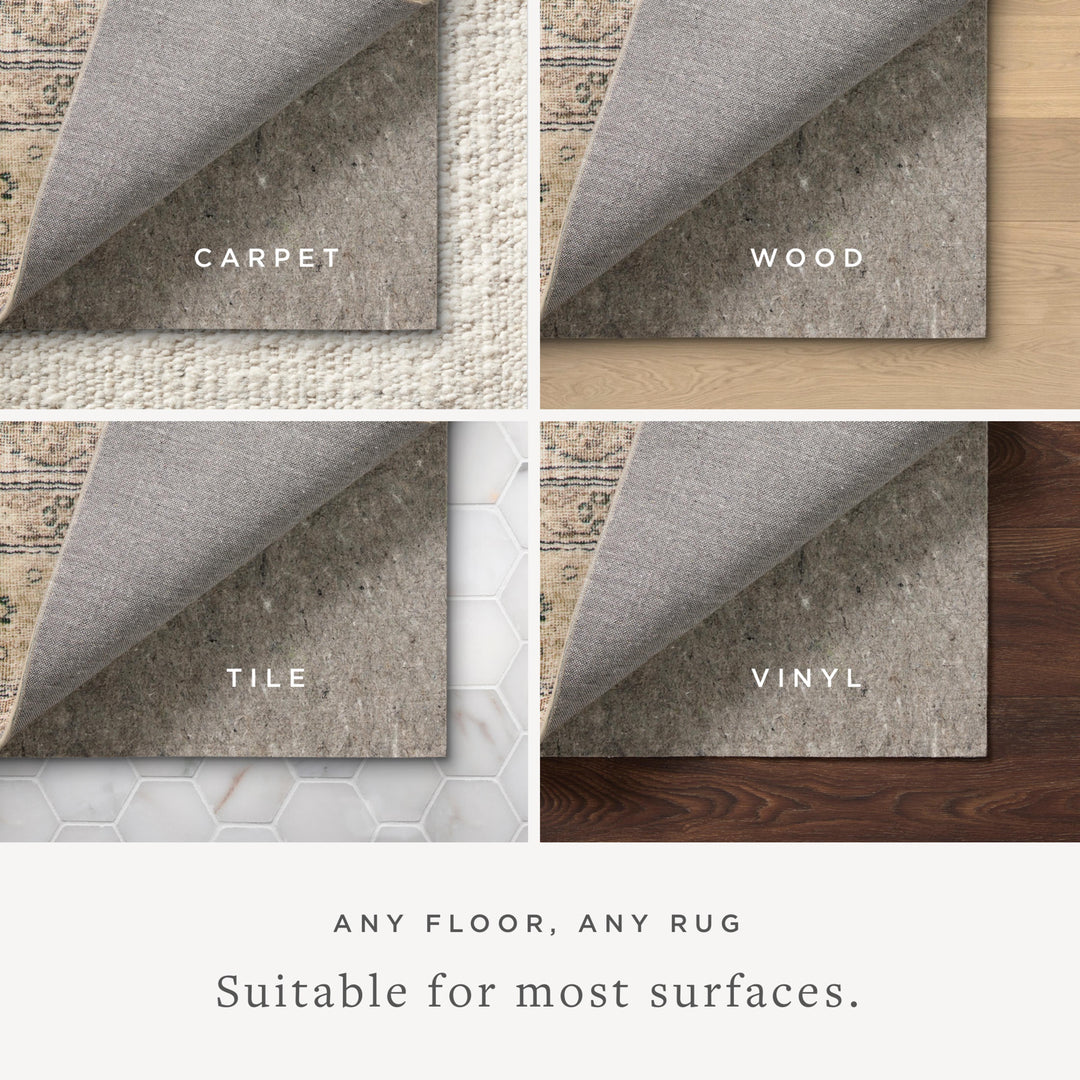 Loloi Cushion Grip All Surface Grey Rug Pad 10'-0 x 14'-0