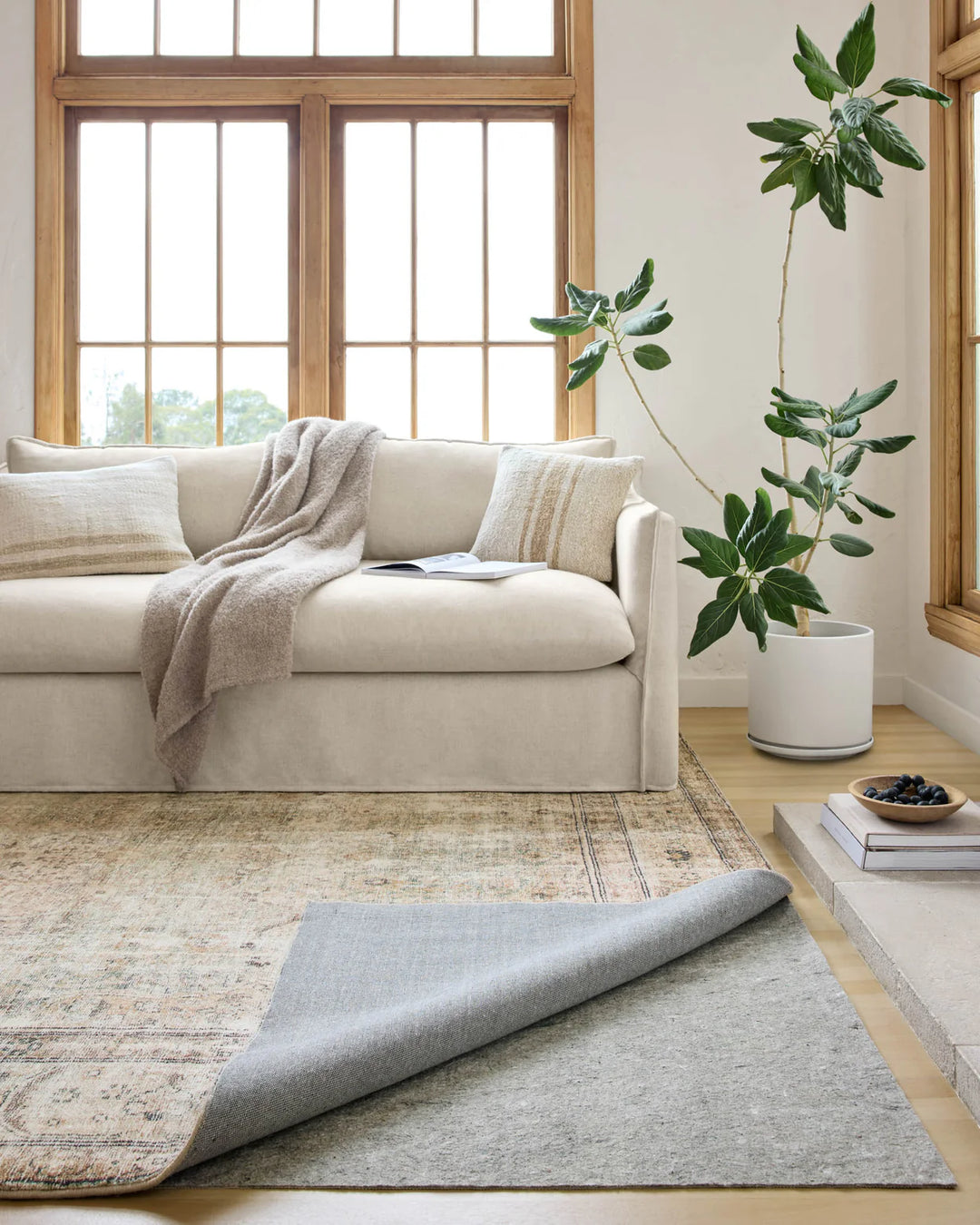 Loloi Cushion Grip All Surface 3/8" Beige Rug Pad (GTXSS)