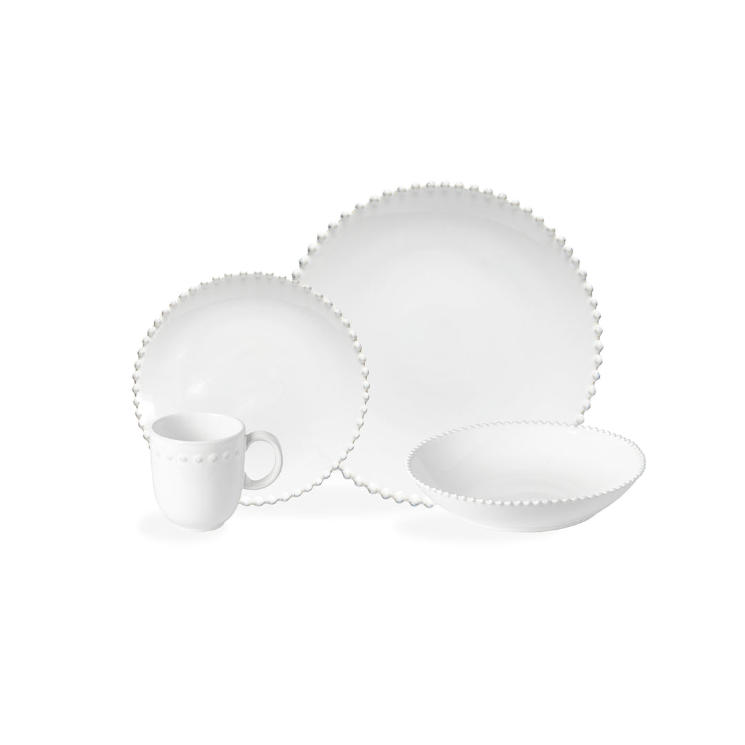 Costa Nova Pearl Fine Stoneware Dinnerware (White)