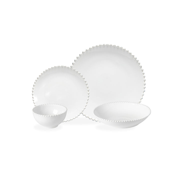 Costa Nova Pearl Fine Stoneware Dinnerware (White)