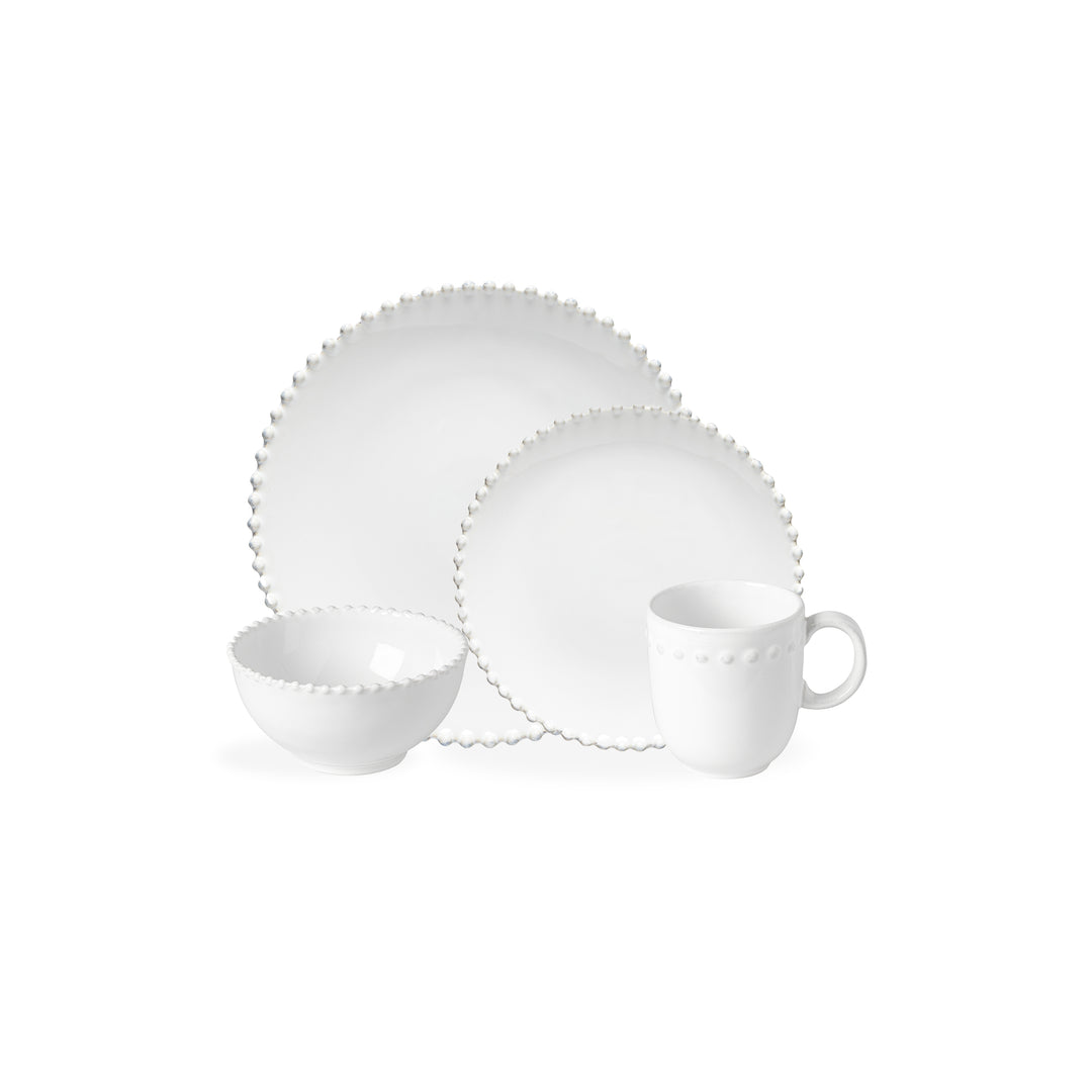 Costa Nova Pearl Fine Stoneware Dinnerware (White)